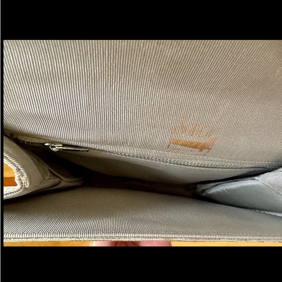 VINTAGE 1960s INGBER SPARKLY SILVER LAME FABRIC EVENING BAG FORMAL METAL CHAIN - Picture 8 of 8